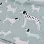 Preview: Loop für Hunde in Mint mit Hunden